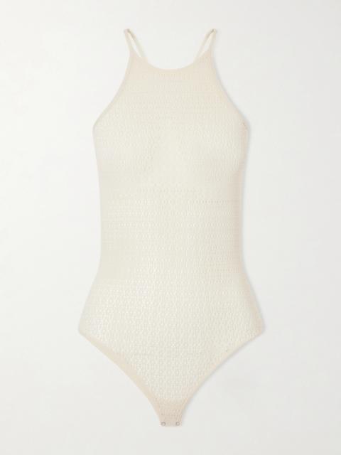 Daisy Stretch-mesh Bodysuit