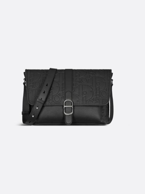 Large Dior Daily Messenger Bag with Flap
