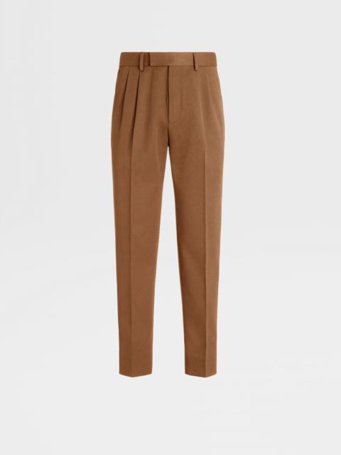 FOLIAGE COTTON AND WOOL PANTS