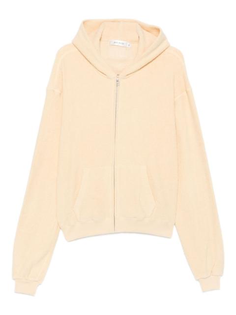 zip-up cotton hoodie