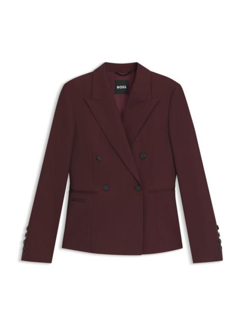 REGULAR-FIT BLAZER IN VIRGIN-WOOL TWILL