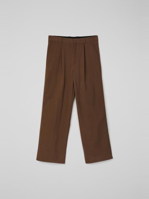 Brown Technical Suit Trousers