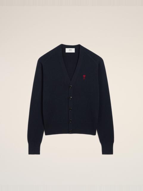 BLUE WOOL AMI DE COEUR CARDIGAN