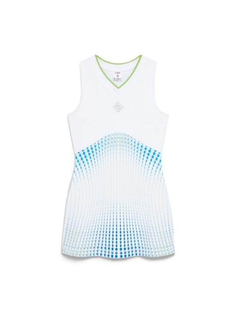 Tennis Printed Racer Dress