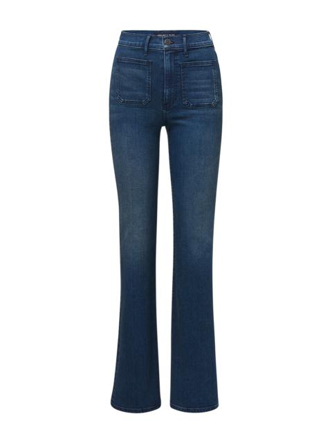 CROSBIE PATCH-POCKET WIDE-LEG JEAN