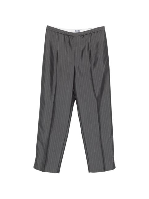 pinstripe trousers