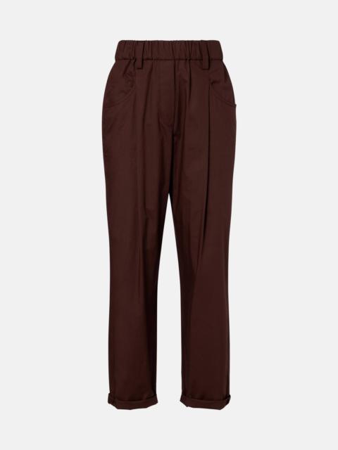 Monili cotton straight pants