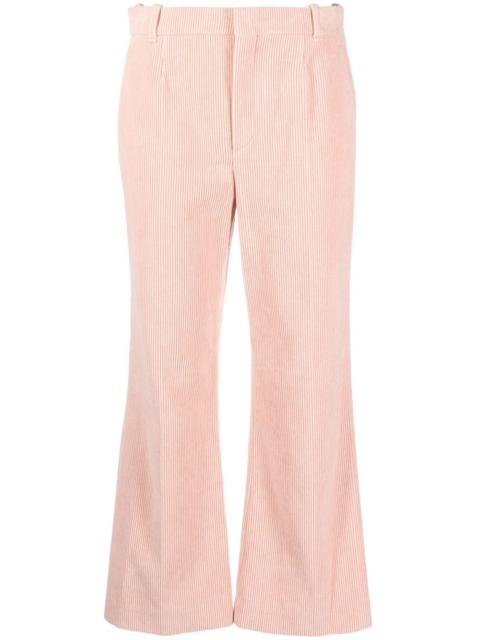 cropped corduroy trousers