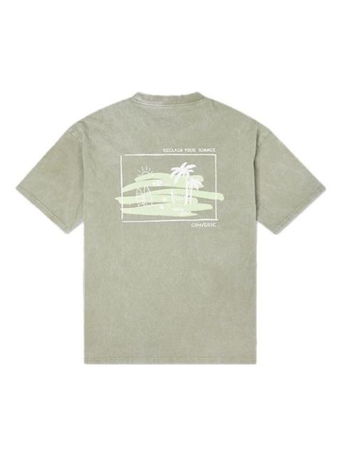 Converse Summer Activity Surf Graphic T-Shirt 'Green' 10022772-A02