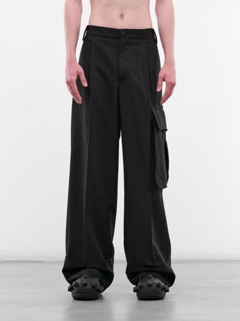 Black Cargo Major Pants