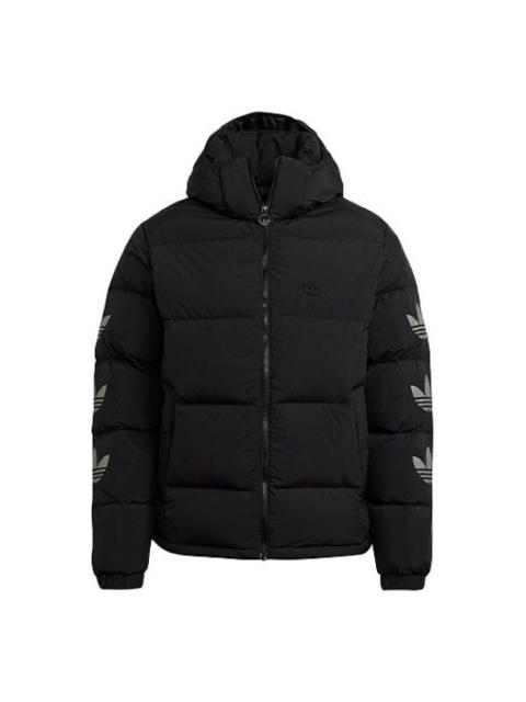 adidas originals Stay Warm Athleisure Casual Sports Down Jacket Black GE1325