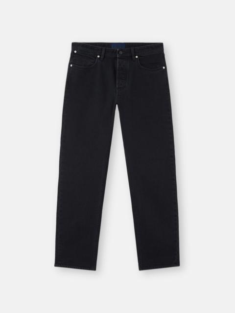 J100007 STRETCH BLACK DENIM-RINSED
