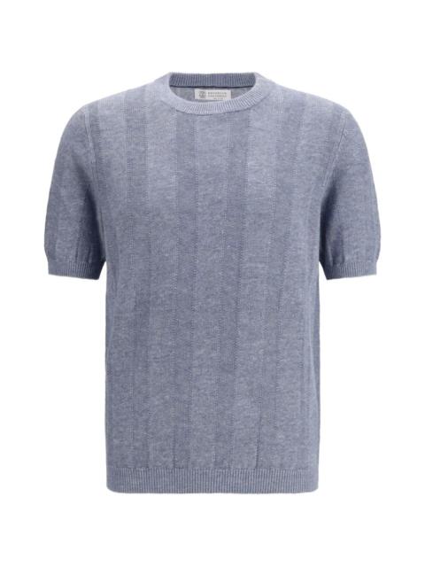 short sleeve crew neck jumper
