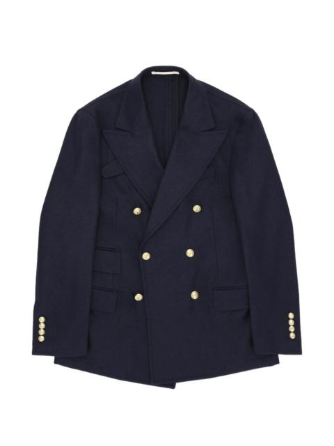 Travel double-breasted blazer