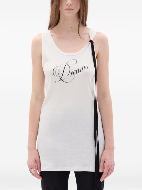 Seva ribbon cotton tank top
