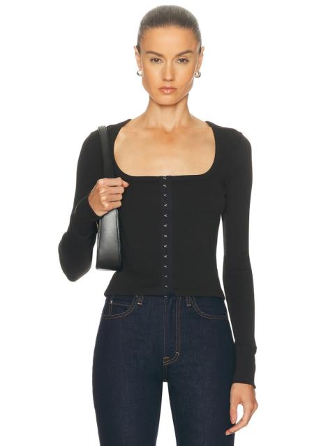 Hook & Eye Long Sleeve Tee