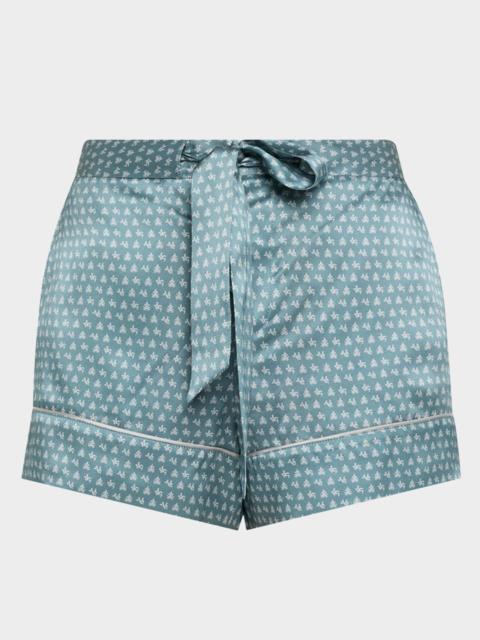 Kiki Drawstring Silk Lounge Pants