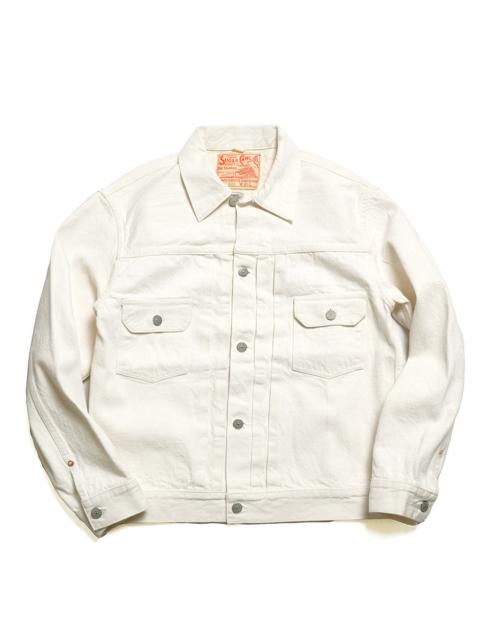 13oz. WHITE DENIM JACKET 1953 MODEL - SC15720