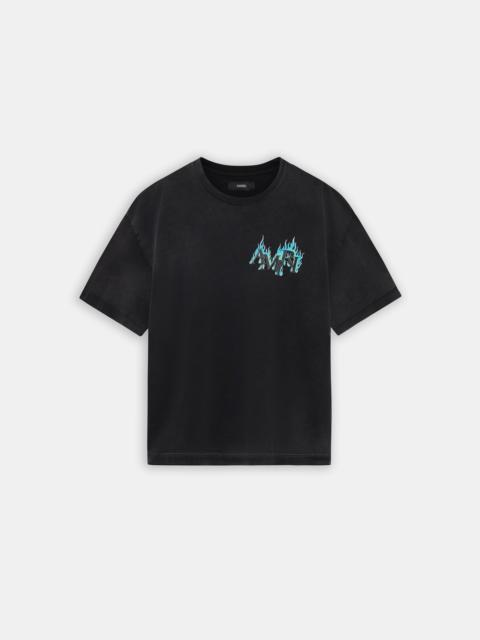CRYSTAL AMIRI FLAMES OVERSIZED TEE