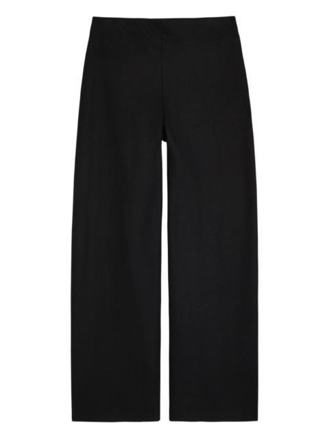 high-waist trousers
