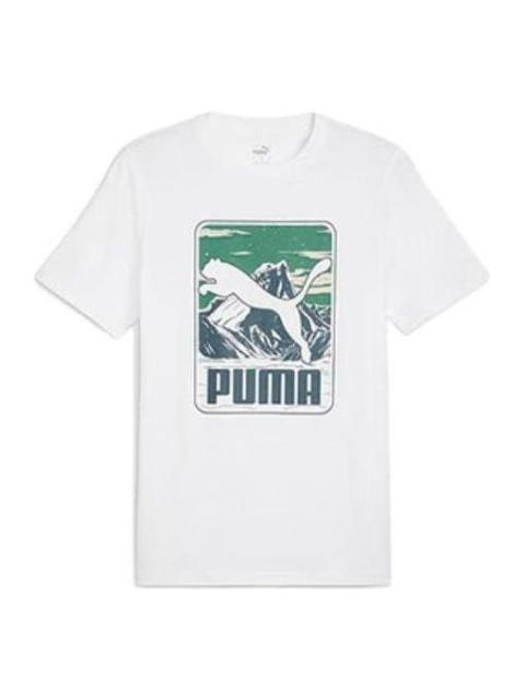 PUMA Graphic Mountain T-shirt 'White' 684761-02