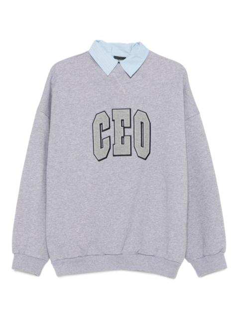 CEO Team ribbed sweatshirt