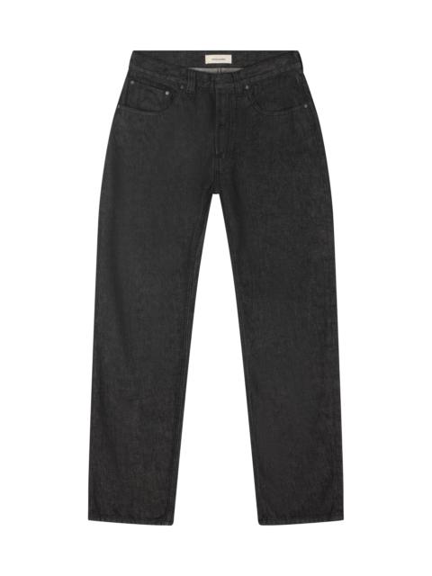 SLEM JEANS RAW BLACK