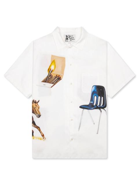 I NEVER BELIEVED IN MUCH, BUT I BELIEVE IN YOU CAMP SHIRT - IVORY