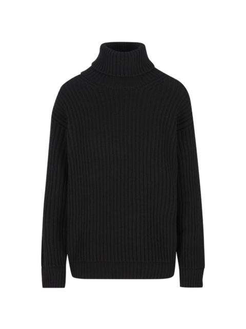 roll-neck cashmere sweater