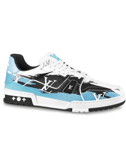 Louis Vuitton LV Trainer #54 Graphic Print White Black Blue