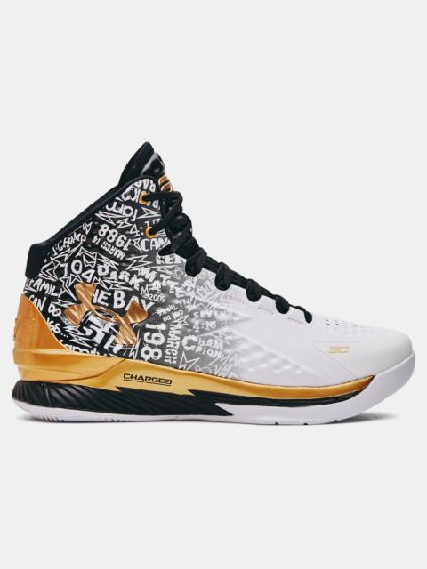 Unisex Curry 1 Retro 'Back-to-Back MVP' Pack Basketball Shoes
