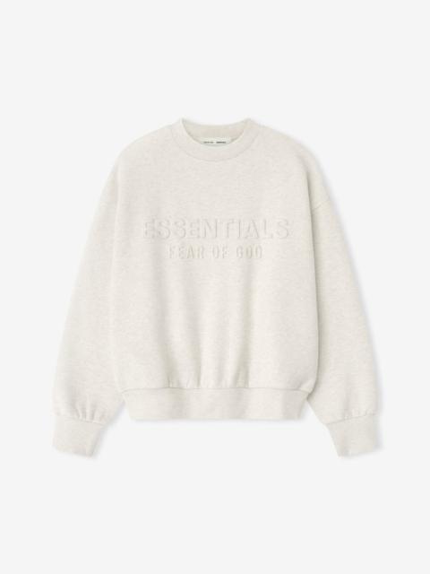 Embossed Classic Crewneck Sweatshirt