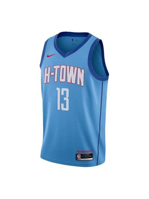 Houston Rockets City Edition Nike Men's Harden NBA Swingman Jersey Blue CN1731-467