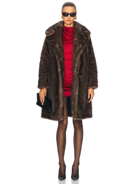 Evita Faux Fur Coat