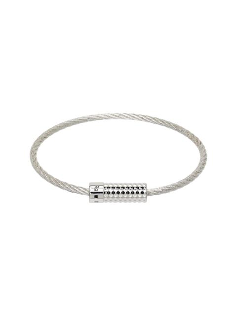 Pyramid Guilloche Cable 'le 9g' Bracelet