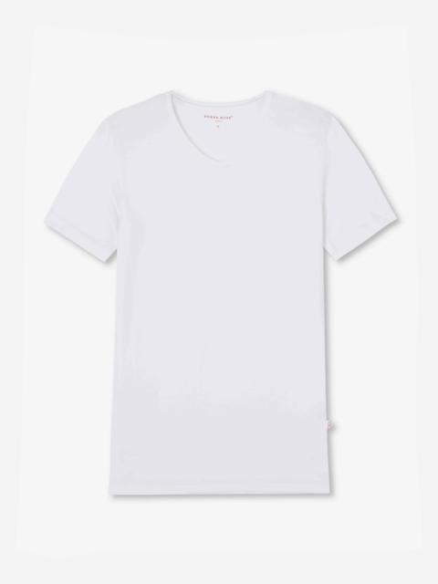 Men's Underwear V-Neck T-Shirt Alex Micro Modal Stretch White
