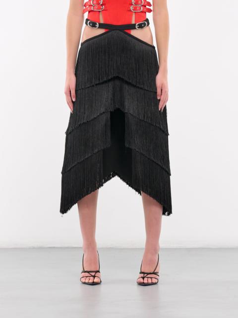 Reverse Fringe Skirt