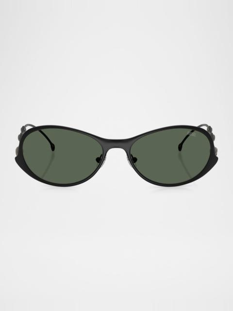 Men's DL1014 Oval Sunglasses