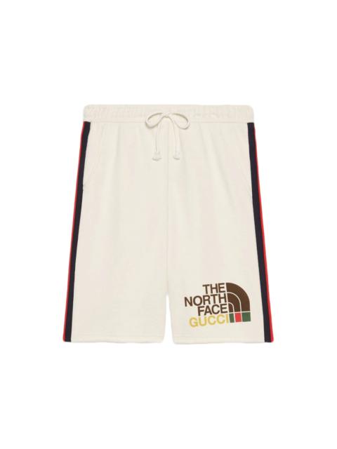 Gucci x The North Face Web Print Shorts Beige