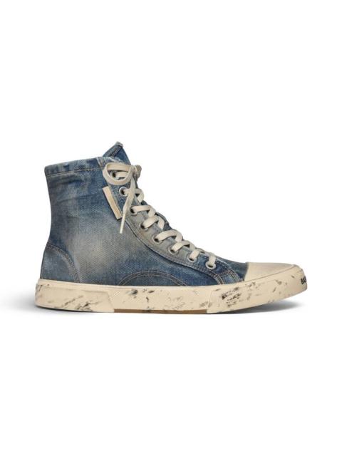 Men's Paris High Top Sneaker  in Blue