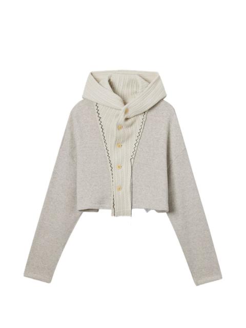 buttoned hoodie