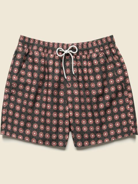 5" Swim Trunks - Coffee Lumo