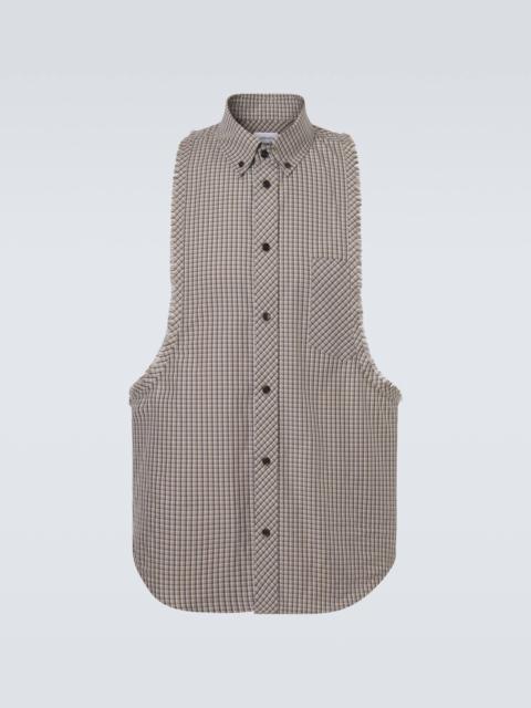 Checked cotton shirt