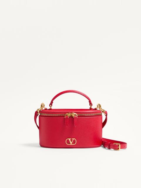 VLOGO SIGNATURE MINI VANITY BAG IN GRAINY CALFSKIN