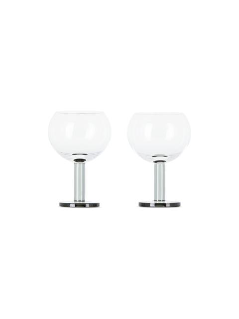 Black Puck Balloon Glasses Set