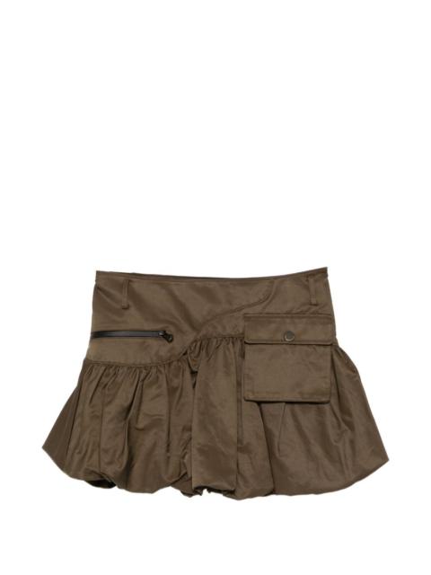 cargo mini skirt
