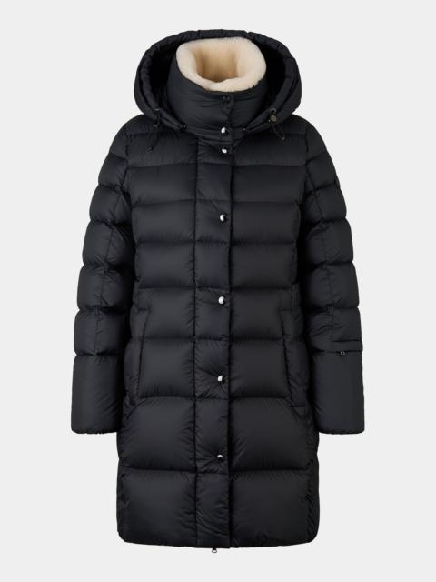 Nicci down coat in Black