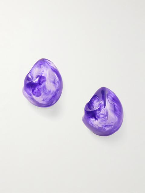 Bio-resin And Recycled Gold Vermeil Earrings