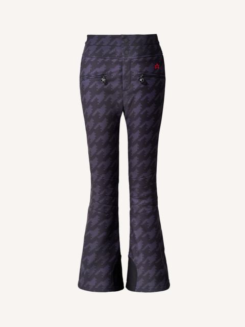 Houndstooth High-Waist Aurora Flare Ski Pant