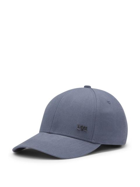 COTTON-TWILL CAP WITH SIGNATURE STRIPES